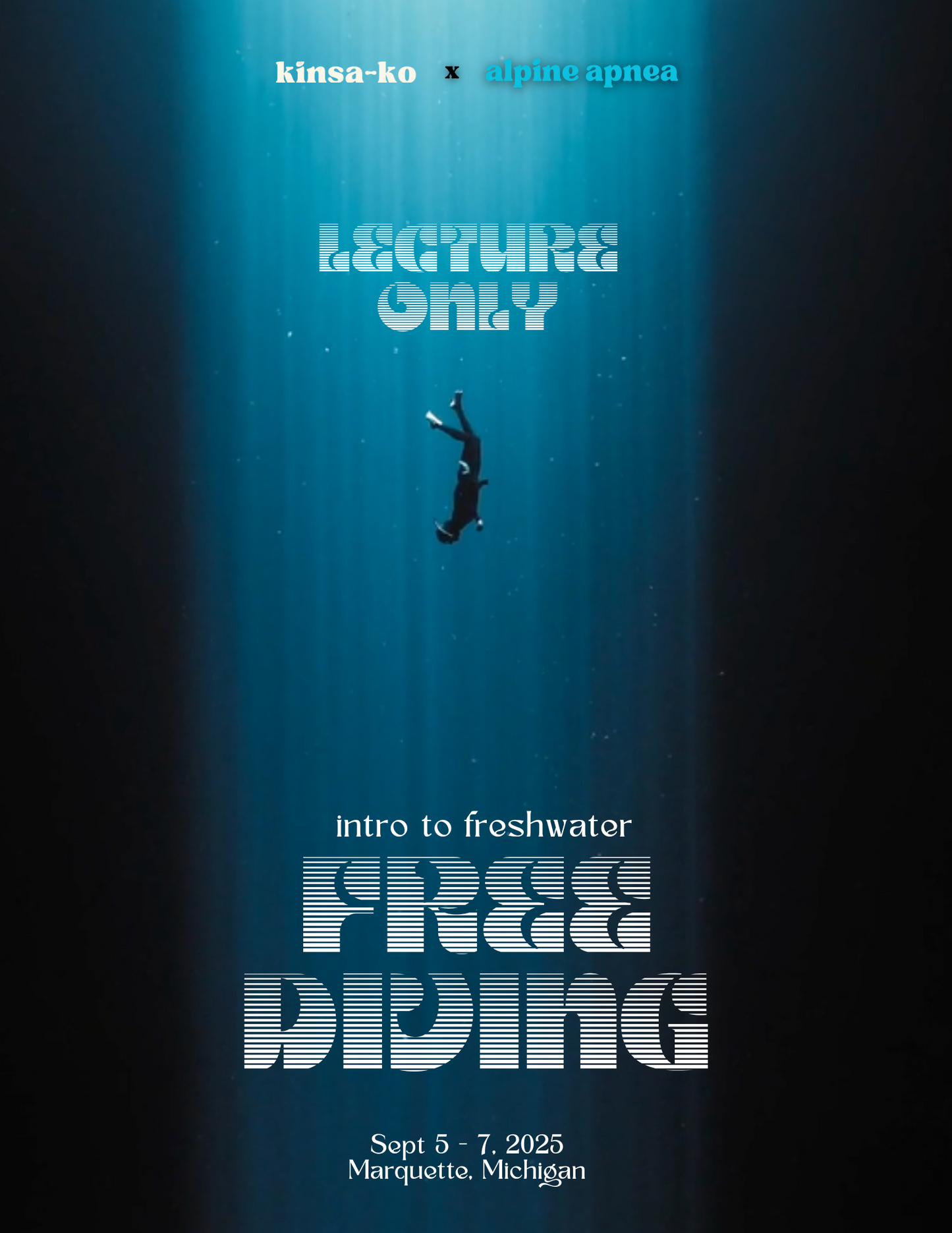 Kinsa-Ko x Alpine Apnea: Intro to Free-Diving - Lecture Session  Ticket